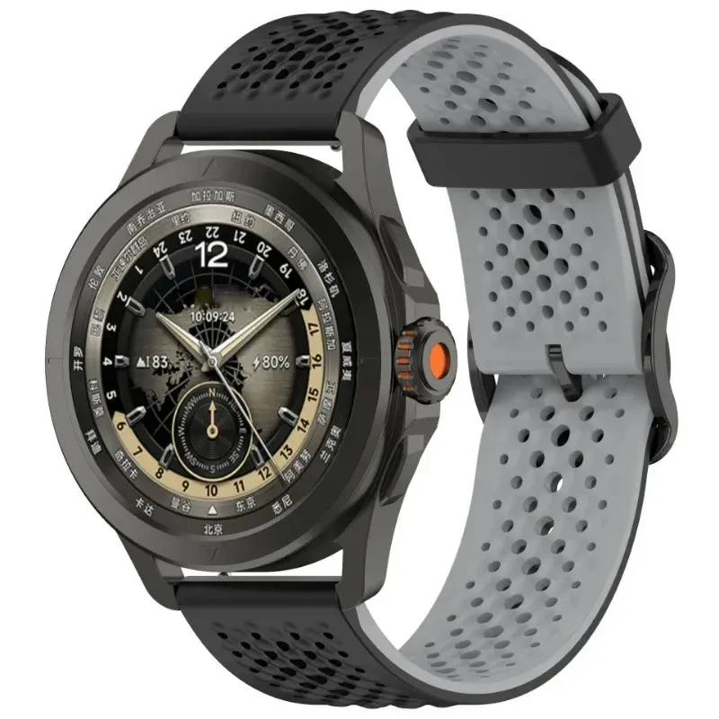Bracelet montre silicone 20 et 22 mm