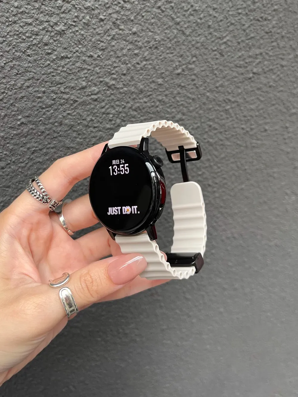 Bracelet montre silicone 20 et 22 mm