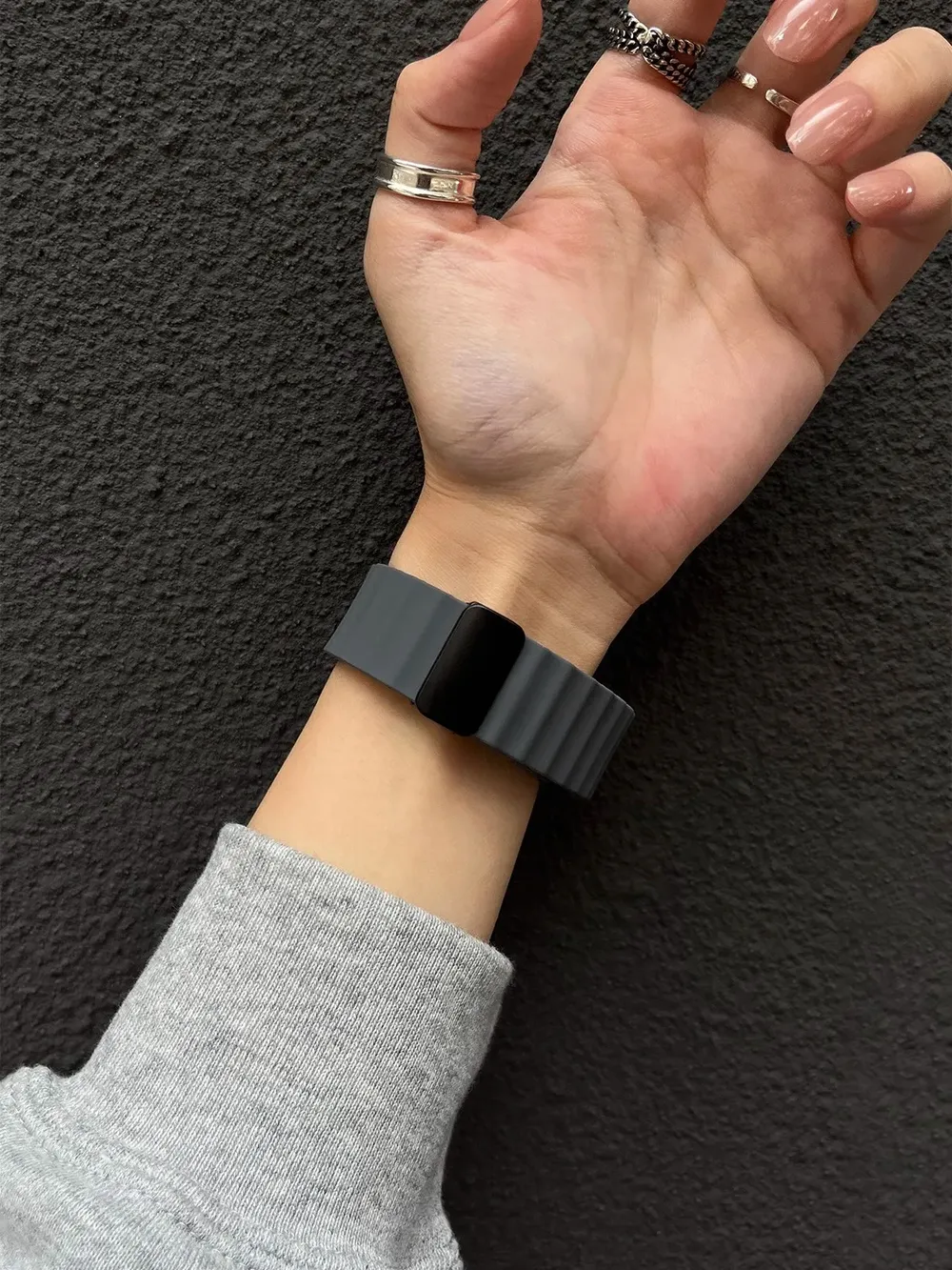 Bracelet montre silicone 20 et 22 mm