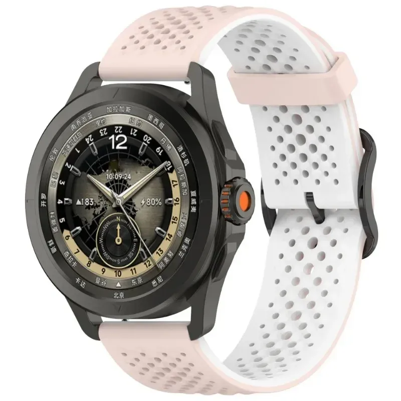 Bracelet montre silicone 20 et 22 mm