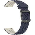 Bracelet montre silicone 20 et 22 mm – Couleur du bracelet Midnight starlight