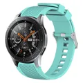 Bracelet montre silicone 20 et 22 mm – Couleur du bracelet Teal green