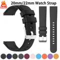 Bracelet montre silicone 20 et 22 mm universel – 1