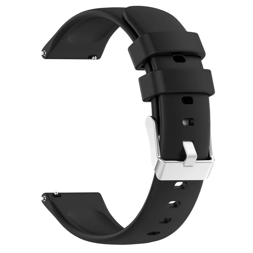 Bracelet montre silicone 20 et 22 mm universel