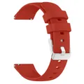 Bracelet montre silicone 20 et 22 mm universel – Couleur du bracelet Red