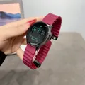 Bracelet montre silicone 20 et 22 mm – Couleur du bracelet Wine Red