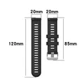 Bracelet montre silicone 20 mm Garmin Polar – 2