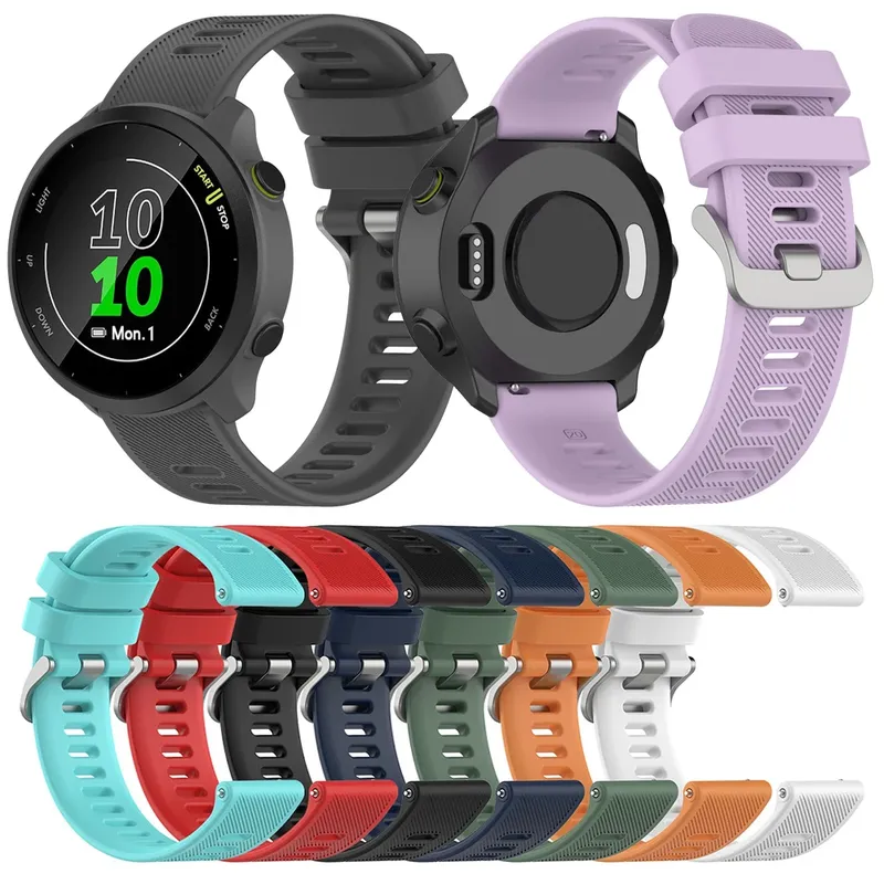 Bracelet montre silicone 20 mm Garmin Polar