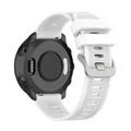 Bracelet montre silicone 20 mm Garmin Polar – Band Color BLANC NOIR (B)