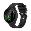 Bracelet montre silicone 20 mm Garmin Polar – Band Color Noir gris (A)