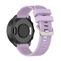 Bracelet montre silicone 20 mm Garmin Polar – Band Color Noir Vert (E)