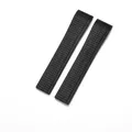 Bracelet montre silicone 21 mm pour Patek Philippe Aquanaut – Couleur du bracelet Black No Clasp