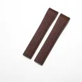 Bracelet montre silicone 21 mm pour Patek Philippe Aquanaut – Couleur du bracelet Coffee No Clasp