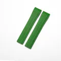 Bracelet montre silicone 21 mm pour Patek Philippe Aquanaut – Couleur du bracelet Light Green No Clasp