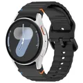 Bracelet montre silicone 40 à 44 mm pour Samsung Galaxy Watch – Couleur du bracelet Black