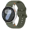 Bracelet montre silicone 40 à 44 mm pour Samsung Galaxy Watch – Couleur du bracelet Dark green