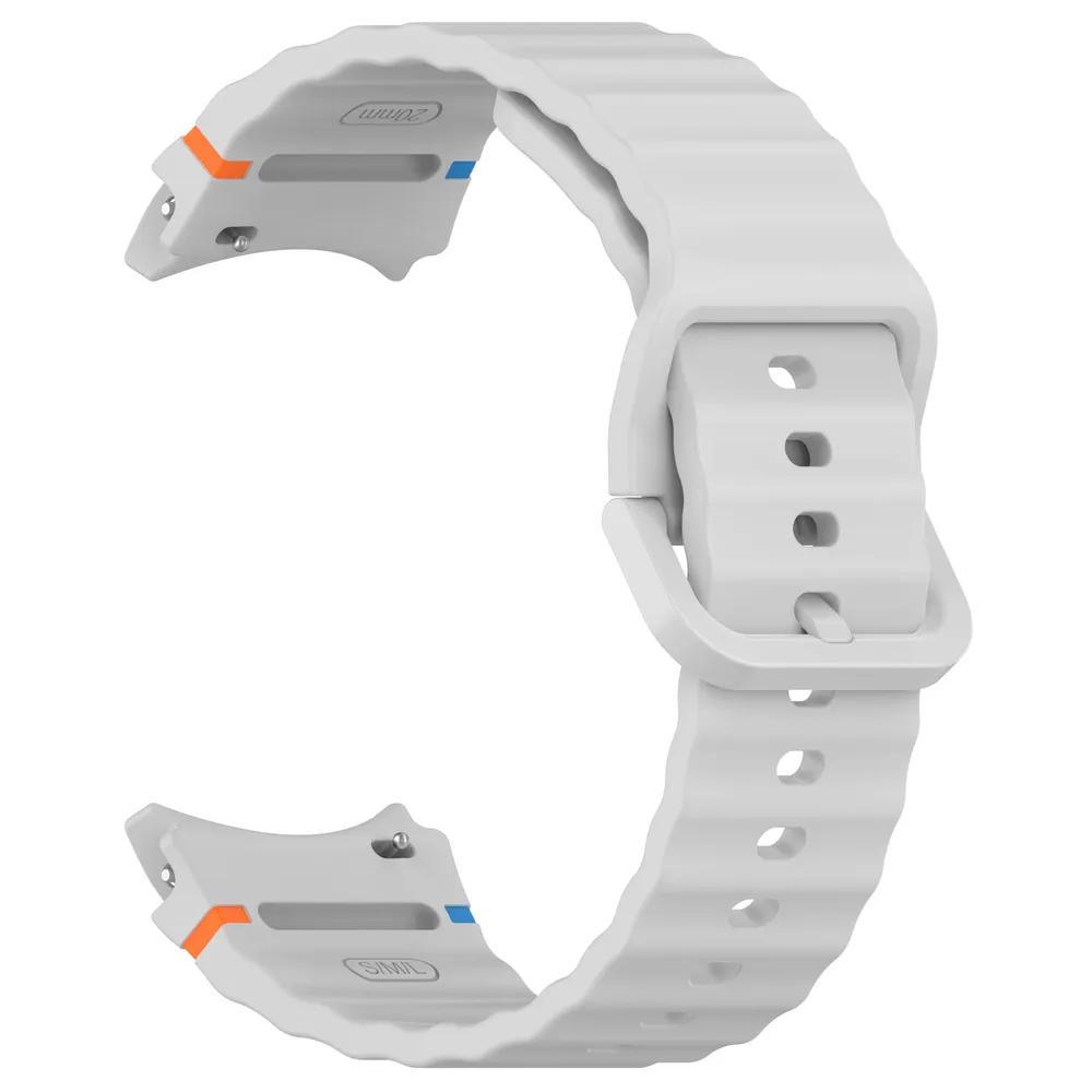 Bracelet montre silicone 40 à 44 mm pour Samsung Galaxy Watch