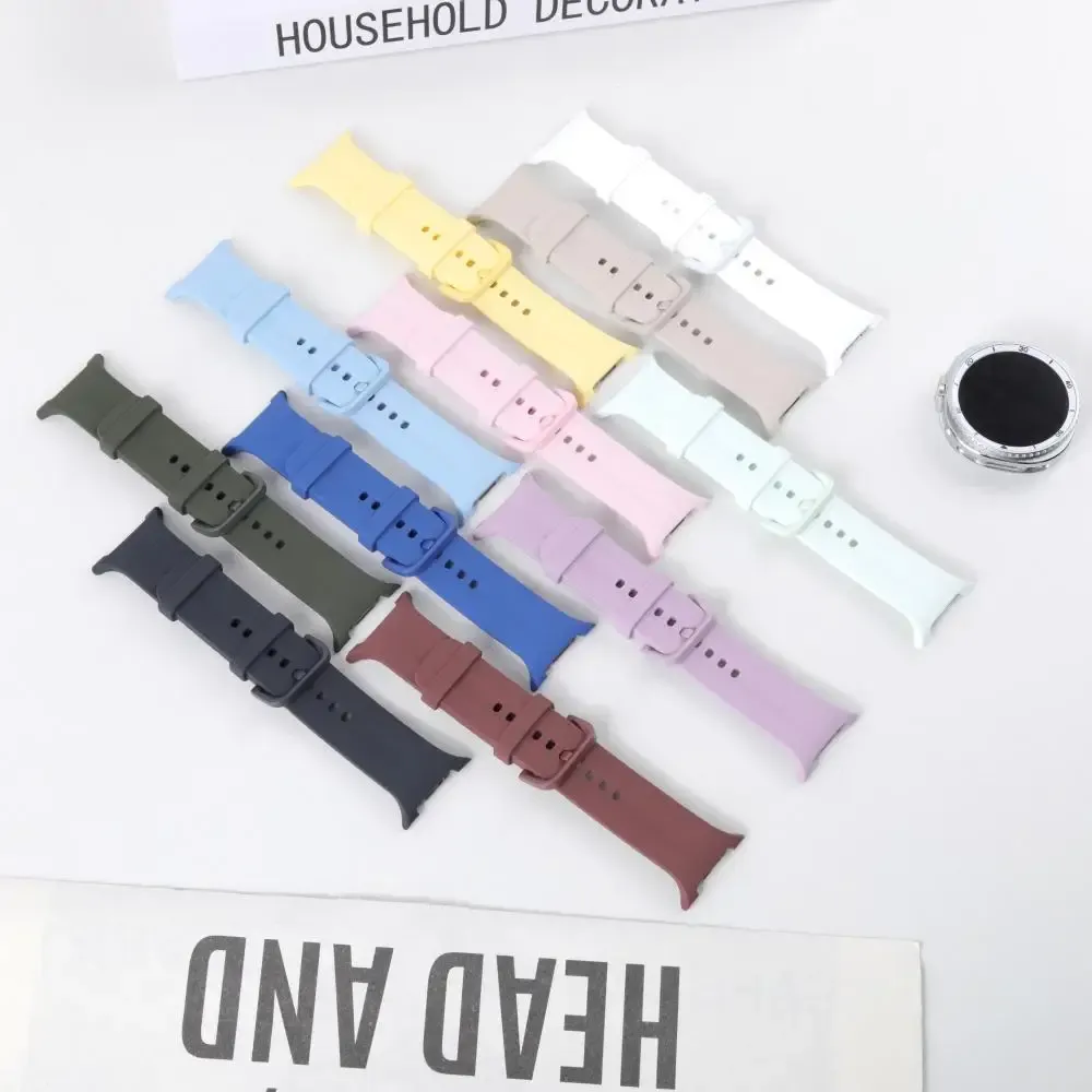 Bracelet montre silicone 40 à 46 mm pour Samsung Galaxy Watch
