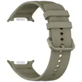 Bracelet montre silicone 40 à 46 mm pour Samsung Galaxy Watch – Couleur du bracelet Olive