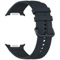 Bracelet montre silicone 40 à 46 mm pour Samsung Galaxy Watch – Couleur du bracelet Space Gray