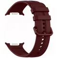 Bracelet montre silicone 40 à 46 mm pour Samsung Galaxy Watch – Couleur du bracelet Wine Red