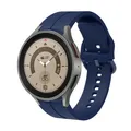 Bracelet montre silicone 40 à 47 mm pour Samsung Galaxy Watch – Couleur du bracelet Midnight blue A