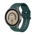 Bracelet montre silicone 40 à 47 mm pour Samsung Galaxy Watch – Couleur du bracelet Official green A