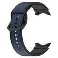 Bracelet montre silicone 40 à 47 mm pour Samsung Galaxy Watch – Couleur du bracelet Midnight blue black