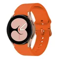 Bracelet montre silicone 40 à 47 mm pour Samsung Galaxy Watch – Couleur du bracelet Official orange