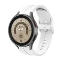 Bracelet montre silicone 40 à 47 mm pour Samsung Galaxy Watch – Couleur du bracelet Official white A
