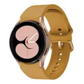 Bracelet montre silicone 40 à 47 mm pour Samsung Galaxy Watch – Couleur du bracelet Official yellow