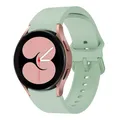 Bracelet montre silicone 40 à 47 mm pour Samsung Galaxy Watch – Couleur du bracelet Official light green