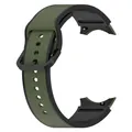 Bracelet montre silicone 40 à 47 mm pour Samsung Galaxy Watch – Couleur du bracelet Army green black