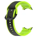 Bracelet montre silicone 40 à 47 mm pour Samsung Galaxy Watch – Couleur du bracelet Black green