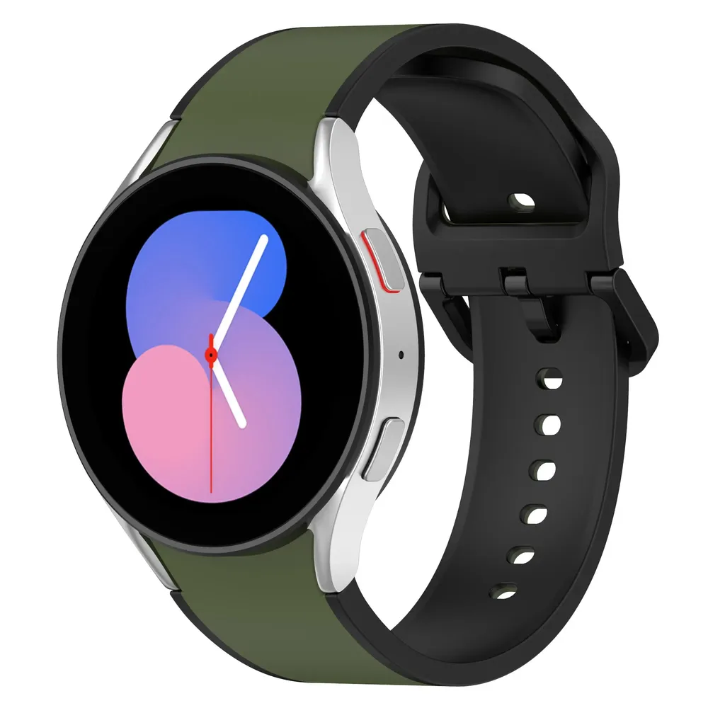 Bracelet montre silicone 40 à 47 mm pour Samsung Galaxy Watch
