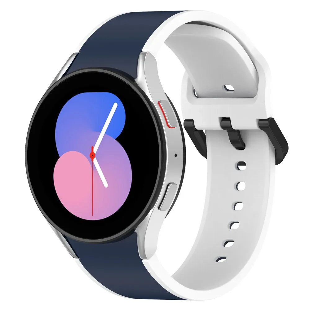 Bracelet montre silicone 40 à 47 mm pour Samsung Galaxy Watch