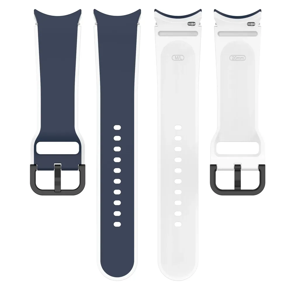 Bracelet montre silicone 40 à 47 mm pour Samsung Galaxy Watch