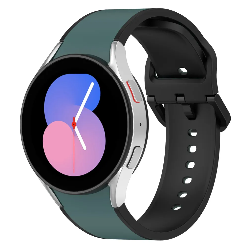 Bracelet montre silicone 40 à 47 mm pour Samsung Galaxy Watch