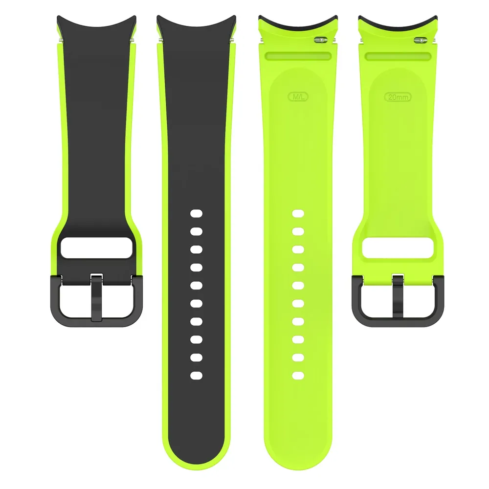 Bracelet montre silicone 40 à 47 mm pour Samsung Galaxy Watch