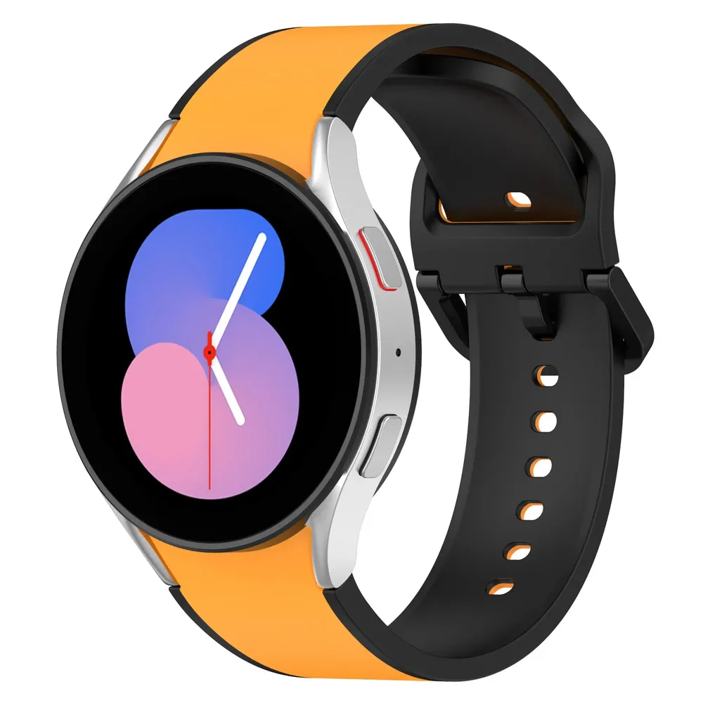 Bracelet montre silicone 40 à 47 mm pour Samsung Galaxy Watch
