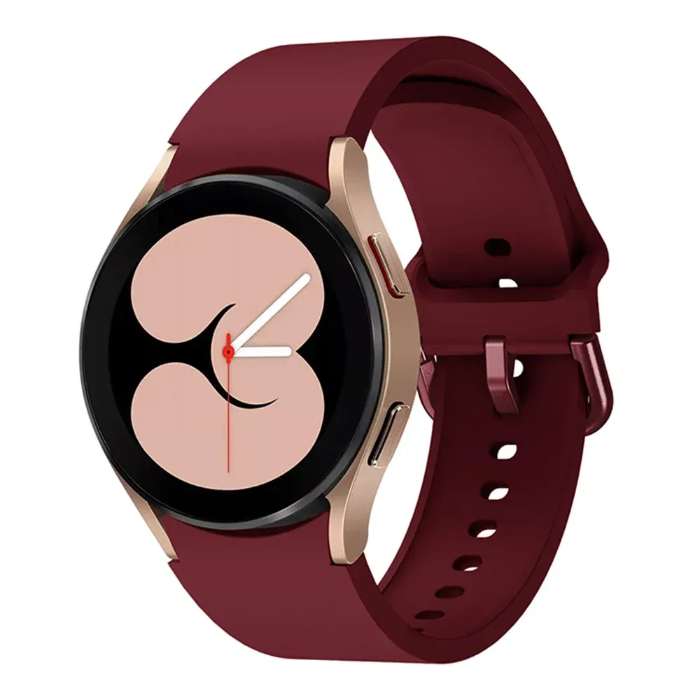 Bracelet montre silicone 40 à 47 mm pour Samsung Galaxy Watch