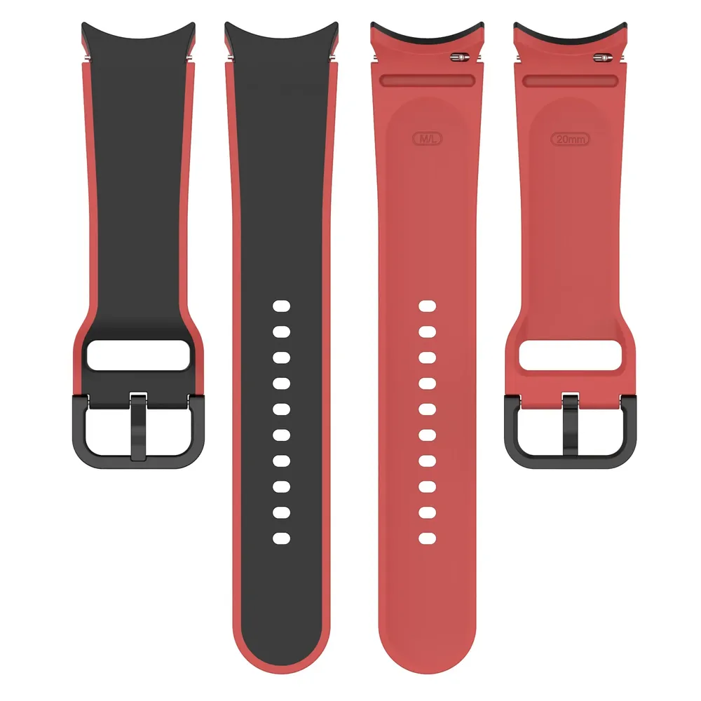 Bracelet montre silicone 40 à 47 mm pour Samsung Galaxy Watch