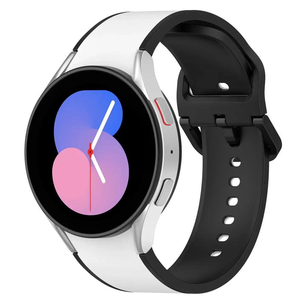 Bracelet montre silicone 40 à 47 mm pour Samsung Galaxy Watch