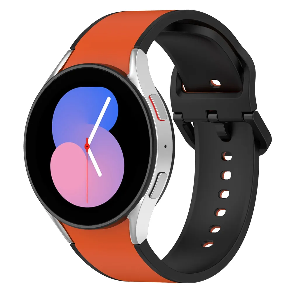 Bracelet montre silicone 40 à 47 mm pour Samsung Galaxy Watch