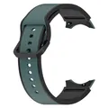 Bracelet montre silicone 40 à 47 mm pour Samsung Galaxy Watch – Couleur du bracelet Olive green black