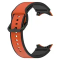 Bracelet montre silicone 40 à 47 mm pour Samsung Galaxy Watch – Couleur du bracelet Orange black