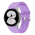 Bracelet montre silicone 40 à 47 mm pour Samsung Galaxy Watch – Couleur du bracelet Purple
