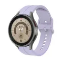 Bracelet montre silicone 40 à 47 mm pour Samsung Galaxy Watch – Couleur du bracelet Purple A