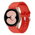 Bracelet montre silicone 40 à 47 mm pour Samsung Galaxy Watch – Couleur du bracelet Red