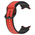 Bracelet montre silicone 40 à 47 mm pour Samsung Galaxy Watch – Couleur du bracelet Red black